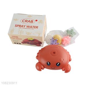 Cute design cartoon spray water toys bath toys for children