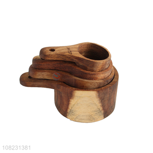 Delicate Design Wooden Measuring Cup Fashion Kitchen Tools