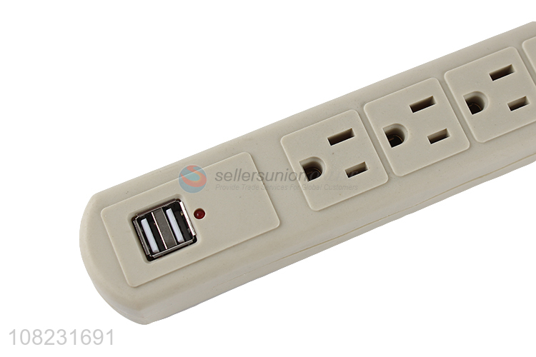 Best quality power strip with 6 outlets 3 usb ports and switch