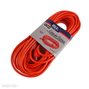 Low price electrical power extension cord 50feet 15m