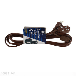 China imports electrical power extension cord 9feet 2.75m