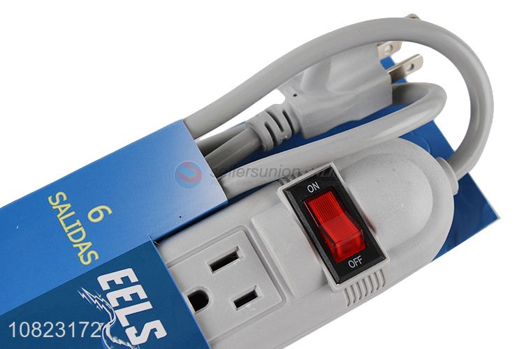 Best selling 6 outlets extension power socket power strip