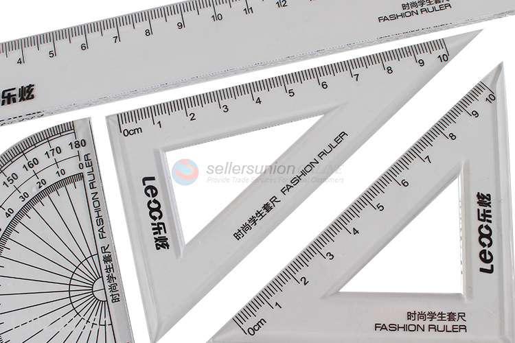 Custom Professional Geometry Ruler Set Student Ruler Set