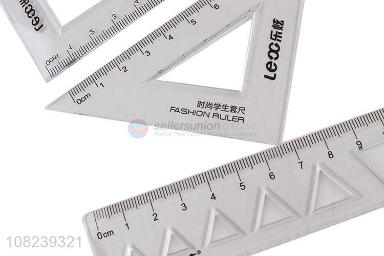 Best Quality 4 Pieces Protractor And Ruler Set