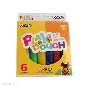 Latest products non-toxic clean 6colors play dough toys