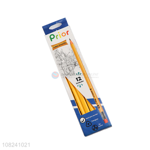 Best Quality 12 Pieces Writing Pencil 2B Pencil Set