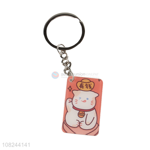 Popular products cartoon acrylic pendant keychain for sale