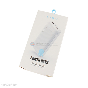 Best quality 20000mAh micro and type C inputs dual usb ports power bank