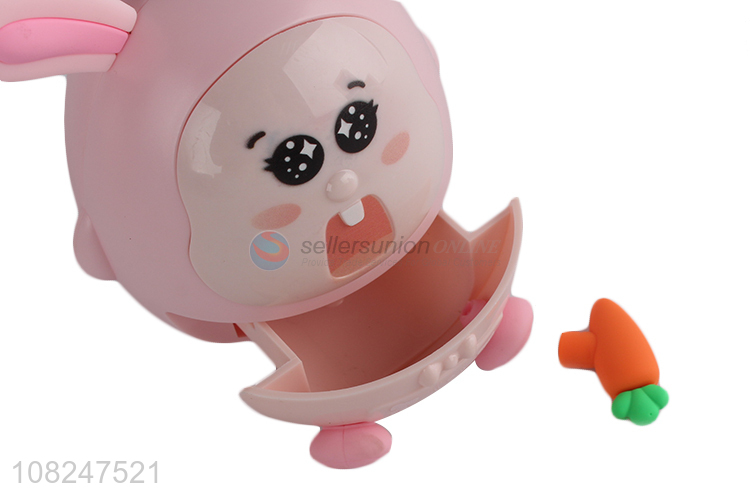 Factory price bunny shape manual pencil sharpener for colored pencils