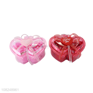 China factory double-heart shaped gifts set flower gifts box