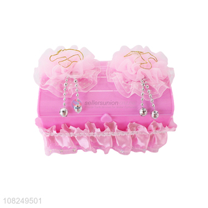 Wholesale from china pink plastic jewelry box ring box