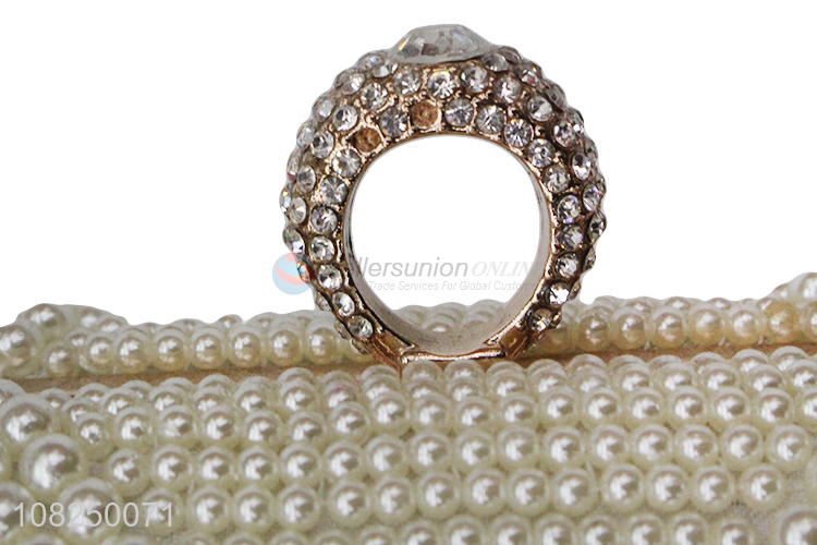 Factory direct sale fashion women pearls evening bags banquet bags