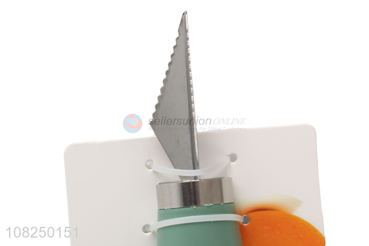 Custom Stainless Steel Vegetable Fruit Carving Knife With Soft Handle