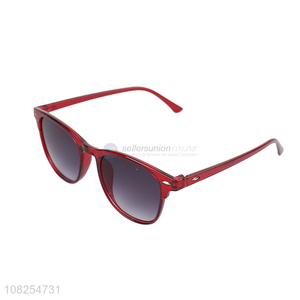 Best Selling Red Frame Glasses Ladies Sunglasses