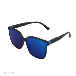 Custom Blue Lens Sunglasses Fashion Mens Sunglasses