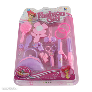 Hot selling cute design girls beauty toys pretend play set toys