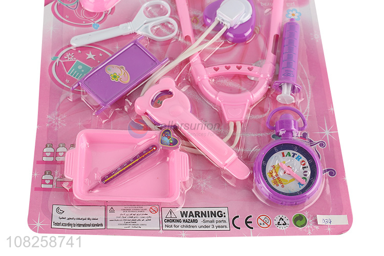 Yiwu wholesale plastic pretend play set doctor kit toys