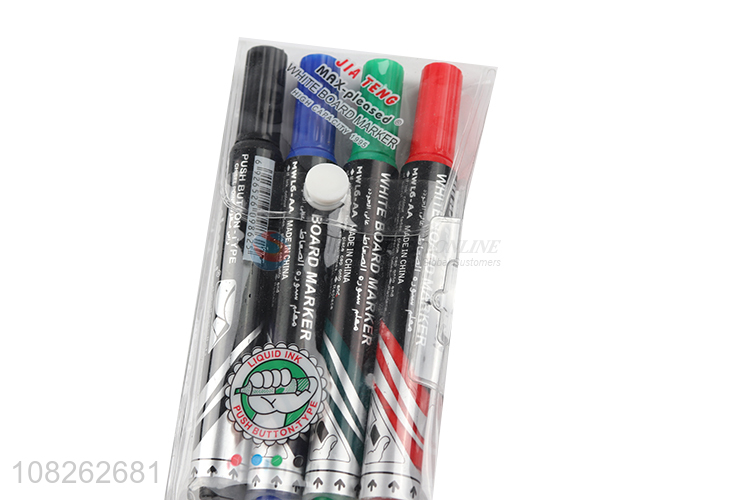 Hot selling plastic whiteboard marker erasable pen