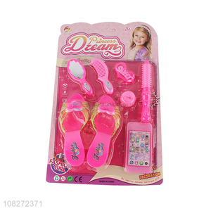 Good selling plastic girls beauty toys with mirror and comb