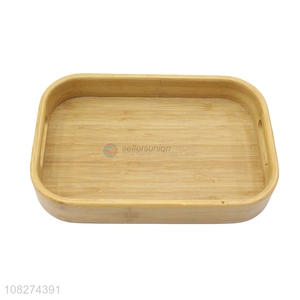 High quality restaurant supplies natural bamboo serving tray for tea set