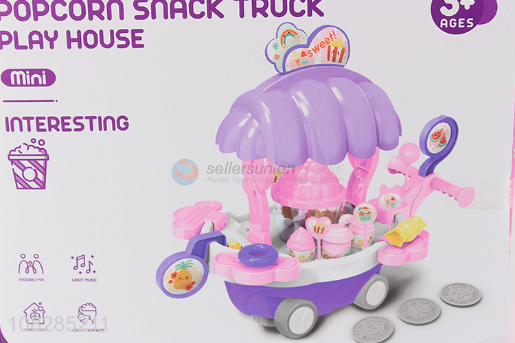 Top products funny popcorn snack truck play house toys