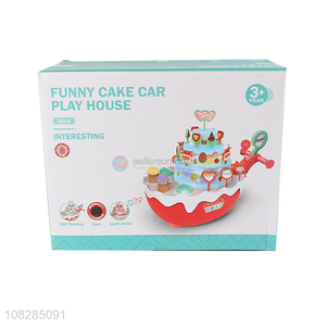 Popular products funny cake car play house toys for children