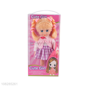 Wholesale from china cute baby dolls toys with pvc box