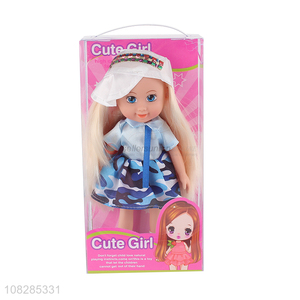 Yiwu factory cute girls gifts camouflage doll toys for sale