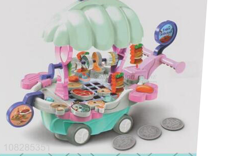 Creative design portable barbecue truck toys for sale
