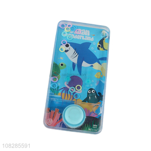 Hot selling educational cartoon handheld water ring game