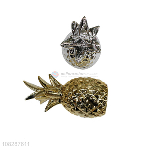 New arrival home decor modern crafts ceramic pineapple figurines