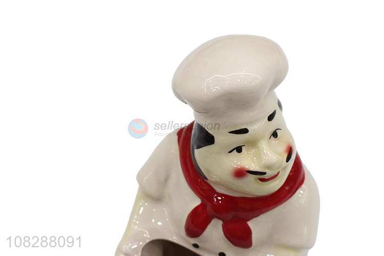 New style chef shape ceramic ornaments for home and hotel
