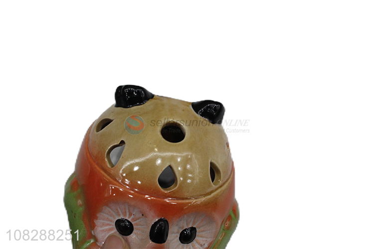 Most popular ceramic owl shape cute statues for tabletop decorations