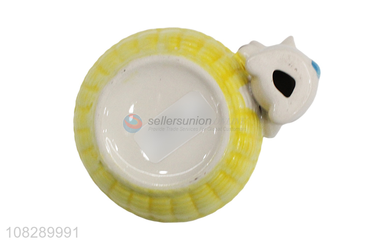 China wholesale cute cartoon bunny bowl desktop ceramic ornament