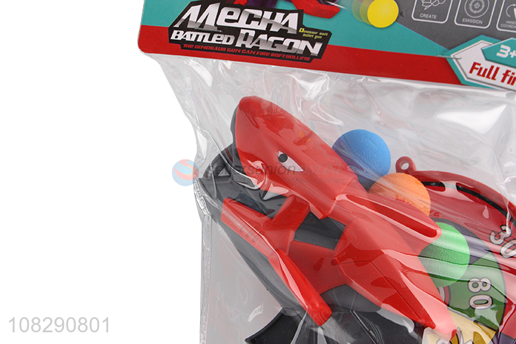 Hot items safe plastic shark toys gun with soft bullet