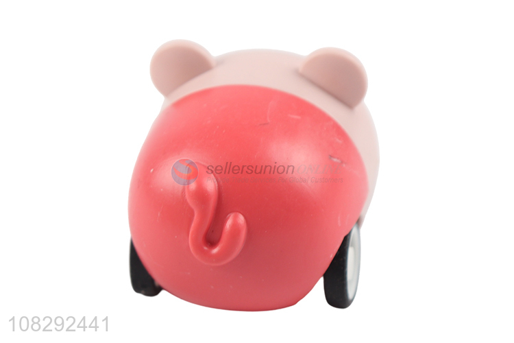 Factory price animal pull back toy car vehicle for boys girls