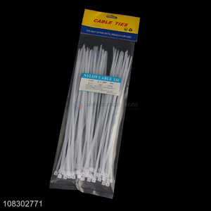 Factory wholesale 50pcs 3*200mm heavy duty nylon wire ties