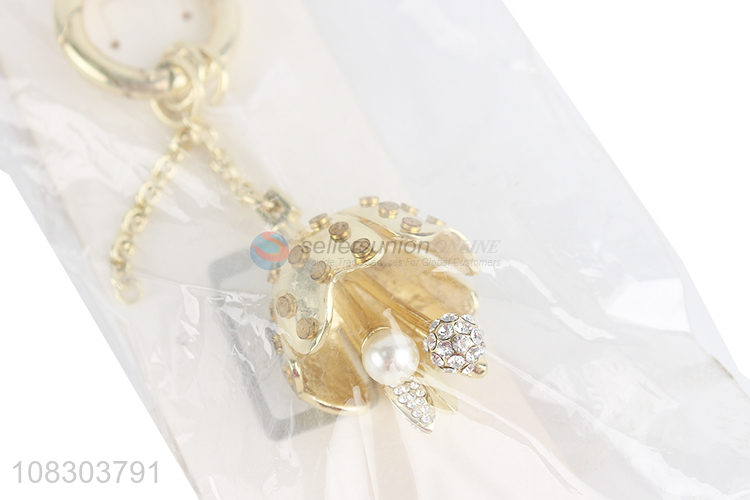 Yiwu market golden fashion key chain metal pendant