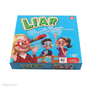 China wholesale catch the liar long nose game children party toy