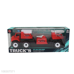 Best Selling Inertial Simulation Fire Engine Toy Vehicle