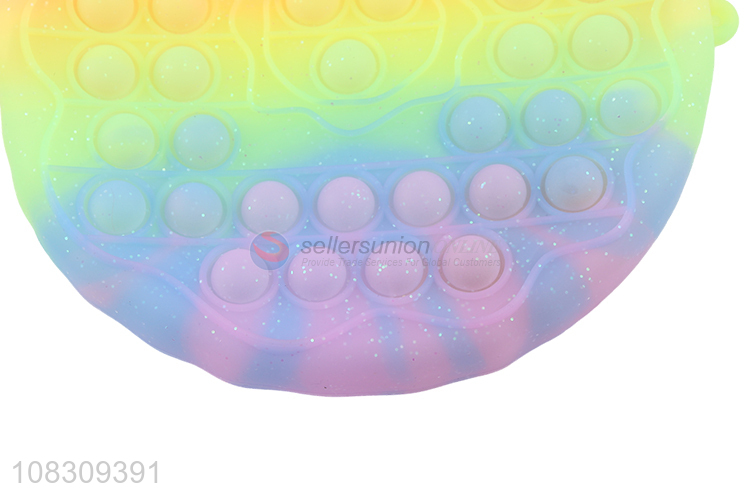 Top products colorful daily use pencil bag push bubble pop fidget toys