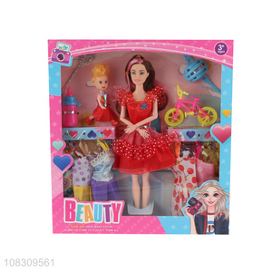 Wholesale cute beauty doll 11 inches plastic doll for play house
