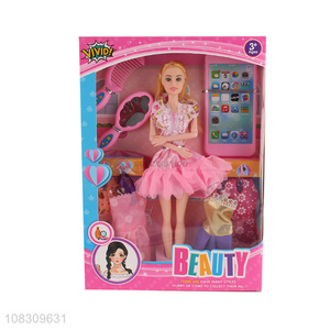 Yiwu wholesale beauty doll birthday gift box for kids girls