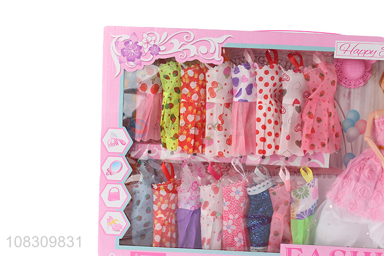 Yiwu wholesale beauty dress up doll toy doll for girls kids