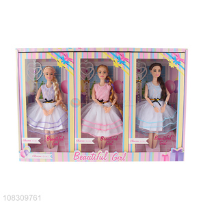 Online supply beauty princess doll girls play house toy doll set