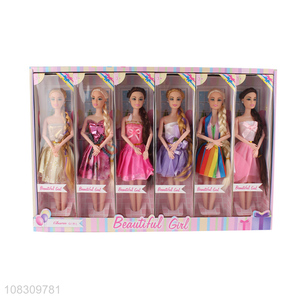 China wholesale dress up doll toy for girls kids birthday gift