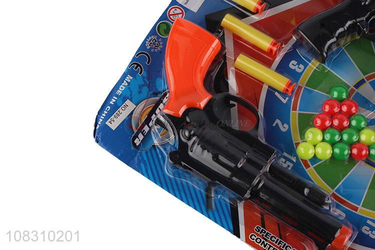 Top sale plastic kids soft bullet gun toys shooting games wholesale