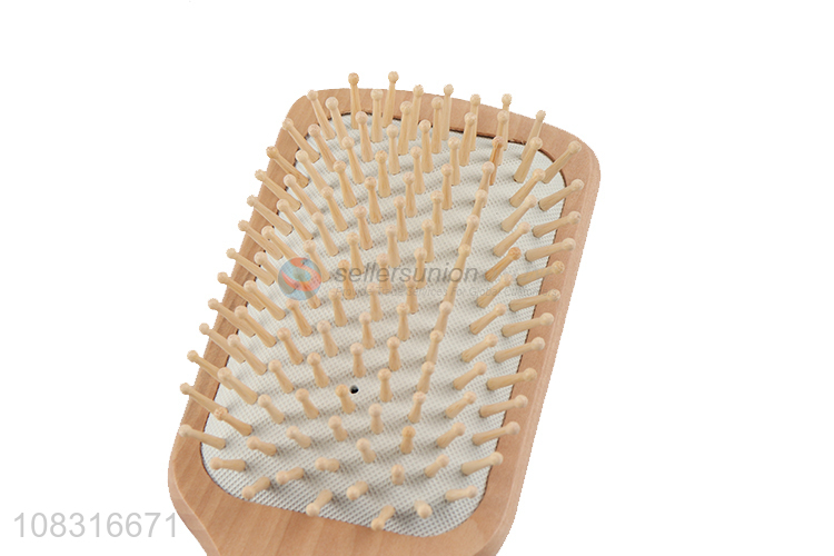 Popular Wooden Handle Paddle Brush Detangling Brush