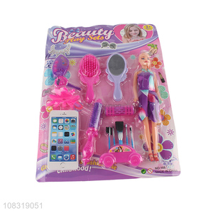 Fashion Girls Beauty Play Sets Hairdressing Toy For Kids