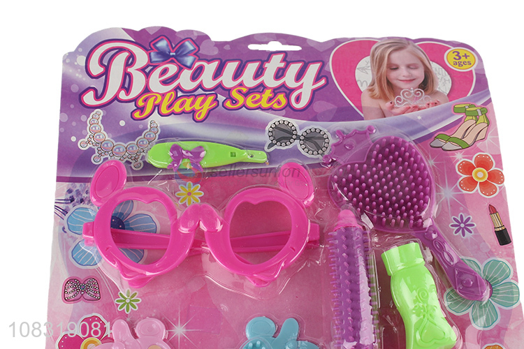 Fashion Simulation Hair Brush Girls Beauty Play Set Toy